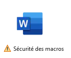 word securite macros