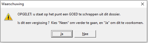 waarschuwinggoedschrappen